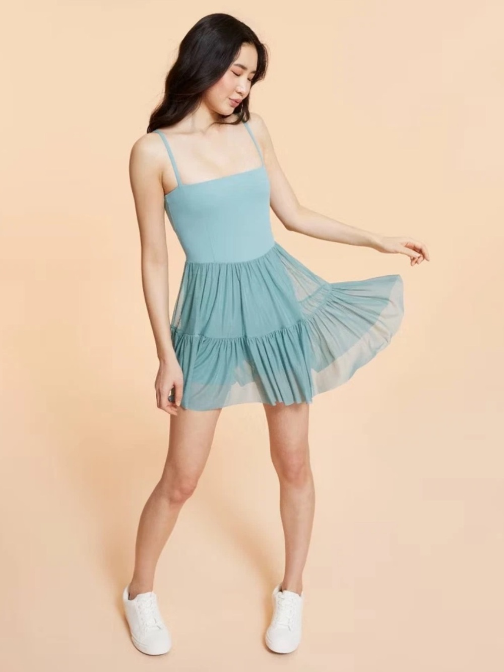 Blogilates Popflex Ballerina Dress Blue Sz small